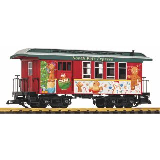 Piko Spur G 38671 - Pers/Packwagen North Pole Express (NS)