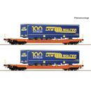 Roco H0 6600064 - 2-tlg. Set: Taschenwagen T5 (Wascosa)