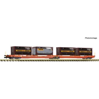 Fleischmann Spur N 6660052 - Doppeltaschen-Gelenkwagen T3000e (Wascosa)