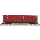 Piko Spur G 37755 - Containertragwagen 2 Container DSR (DR)