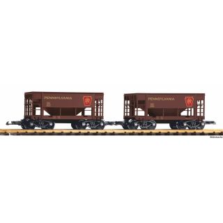 Piko Spur G 38972 - Schüttgutwagen 2er Set (PRR)