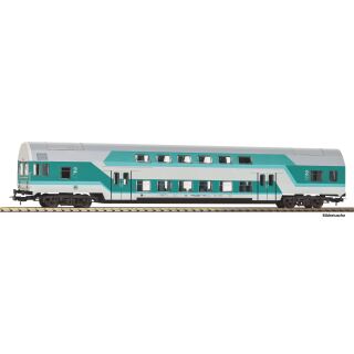 Piko H0 53109 - Doppelstocksteuerwagen DBmq 776 mintgrün (DR)