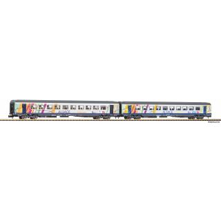 Piko Spur N 94509 - 2er Set Corailwagen ALSACE 1.+2.Kl. (SNCF)