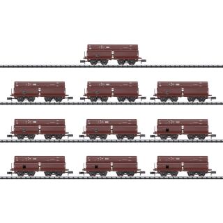 Minitrix Spur N 15013 - Selbstentladewagen Erz IId (DRB)