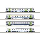 Minitrix Spur N 18293 - Wagen-Set GoldenPassLine (BLS)