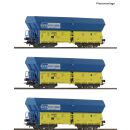 Roco H0 6600136 - 3-tlg. Set: Selbstentladewagen (PKP)