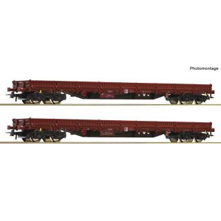 Roco H0 6600186 - 2-tlg. Set: Rungenwagen Cargo (ZSSK)