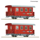 Roco H0e 6240003 - 2-tlg. Set: Schmalspur-Personenwagen...