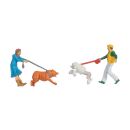 Noch H0 16602 - Funny-Scenes Hundebegegnung