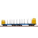 Brawa H0 50803 - Drehgestellflachwagen Sggmrrs (InnoFreight)