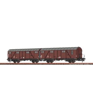 Brawa H0 51296 - Gedeckter Güterwagen Hbqrs-52 (DB)