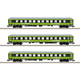 Minitrix Spur N 15462 - Schnellzugwagen-Set (Flixtrain)