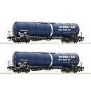 Roco H0 76027 - 2er Set Kesselwag.Zacns Wascos (WASCOSA),...