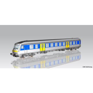 Piko H0 28023 - Halberstädter Mitteleinstiegssteuerwagen AC (TRI)