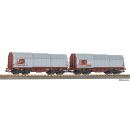 Piko H0 28308 - 2er Set Teleskophaubenwagen (FS)