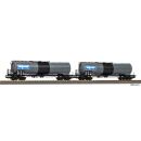 Piko H0 28316 - 2er Set Knick-Kesselwagen Algeco (SNCF)