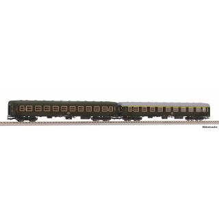 Piko H0 28321 - 2er Set Personenwagen 1. Kl. 2. Kl. (PKP)