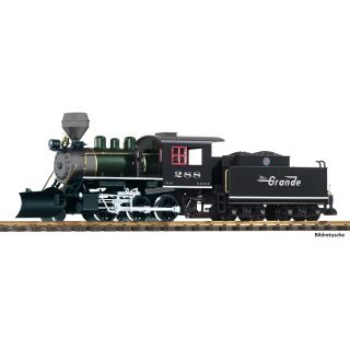 Piko Spur G 38270 - US Dampflok Mogul 15 Years PAM R/C Batterie mit Sound (D&RGW)