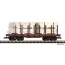 Piko Spur G 38799 - Rungenwagen mit Holzladung (PRR)