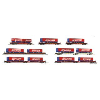 Roco HO 75886 - 7-tlg. Display: Spedition Winner, gebraucht, neuwertig, OVP, TOP
