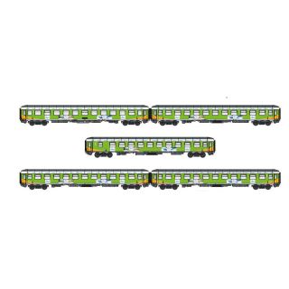 LS Models HO 46034 5-tlg. Alpen-Sylt-Express, Epoche VI, gebraucht, TOP, OVP
