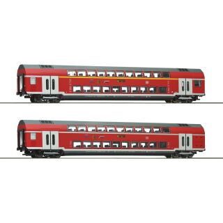 Roco H0 74148 - 2er Set Dosto NRW DC (DB), gebraucht, OVP, TOP