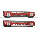 Roco H0 74148 - 2er Set Dosto NRW DC (DB), gebraucht,...