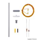 Viessmann 6726 - H0 Bausatz Bahnsteigleuchte,