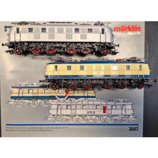Märklin 3667 Lokpackung BR 118 und E 18, digital, OVP