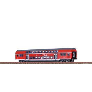 Brawa Spur N 64541 - TWINDEXX VARIO Doppelstock-Mittelwagen 2. Klasse (Stralsund Hbf) (DB AG)