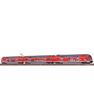 Brawa Spur N 64542 - TWINDEXX VARIO Doppelstock-Triebzug 3er-Set (Stralsund Hbf) Sound (DB AG)