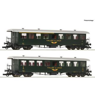Roco H0 6200198 - 2-tlg. Set: Seetalbahnwagen (SBB)