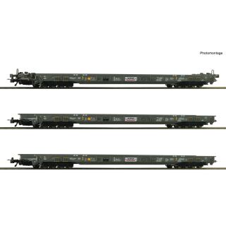 Roco H0 6600092 - 3-tlg. Set: Rollende Autobahn (HUPAC)