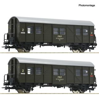 Roco H0 6200195 - 2-tlg. Set: Behelfspersonenwagen (PKP)