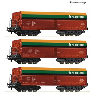 Roco H0 6600218 - 3-tlg. Set: Selbstentladewagen (PMT)