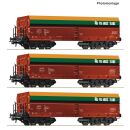 Roco H0 6600218 - 3-tlg. Set: Selbstentladewagen (PMT)