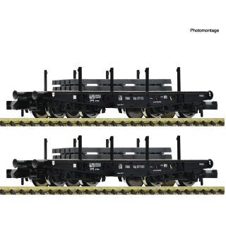 Fleischmann Spur N 6660134 - 2-tlg. Set: Schwerlast-Flachwagen (ÖBB)