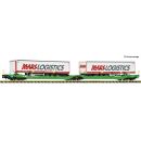 Fleischmann Spur N 6660102 - Doppeltaschen-Gelenkwagen...