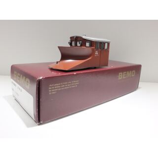 Bemo 2286 113 Spur H0e: B9103 Schneepflug RhB / Analog / OVP