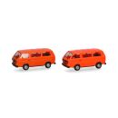 Herpa 013093-006 - MiKi VW T3 Bus rot/orange