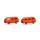 Herpa 013093-006 - MiKi VW T3 Bus rot/orange
