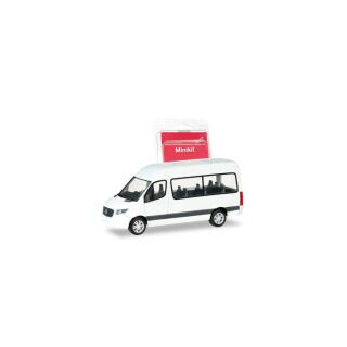 Herpa 013468 - MiKi Mercedes-Benz Sprinter Bus Hochdach, weiß