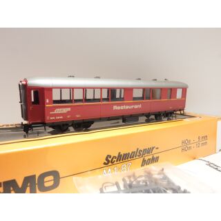 Bemo 3274 113 Spur H0m: Restaurant WR3813 RhB / OVP