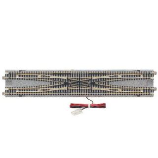 KATO K20-210 Doppelter Gleiswechsel, KATO K20-202 Weiche links 15° elektrisch, gebraucht, OVP, Neuwertig