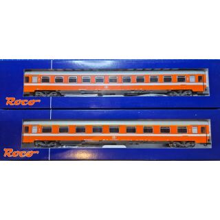 Roco 44657 und 44661 H0, Personenwagen SNCB, gebraucht, OVP, TOP