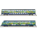 Minitrix Spur N 18299 - Doppelstockwagen-Set Touristik...