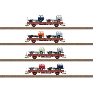 Trix H0 24190 - Rungenwagen-Set (DR)