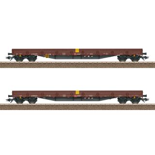 Trix H0 24431 - Niederbordwagen-Set (DB AG)