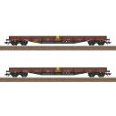 Trix H0 24431 - Niederbordwagen-Set (DB AG)