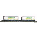 Piko H0 24635 - T3000e mit 2 Trailer Ambrogio (Wascosa)